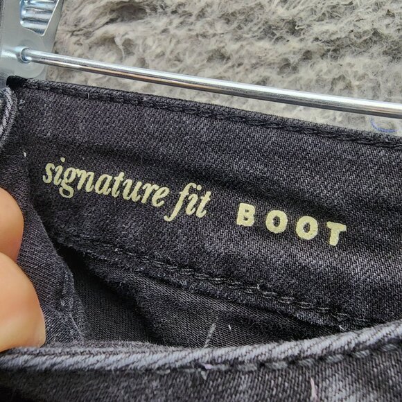 Westport 62 Womens 16 Black Stretch Mid Rise Signature Fit Boot *GUC* - Picture 6 of 14